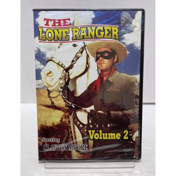 The Lone Ranger Volume 2 Clayton Moore Jay Silverheels DVD Brand New Sealed - Picture 1 of 2